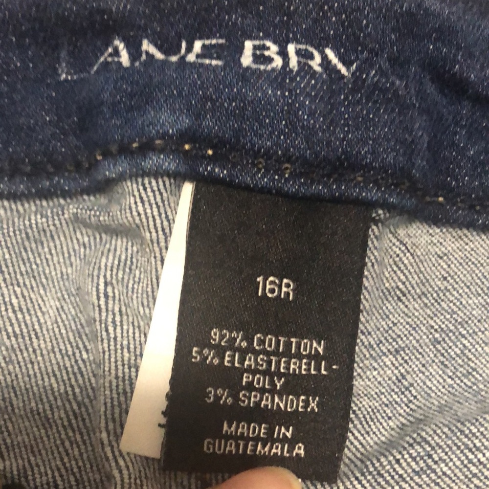 Lane Bryant Jeans Skinny High Rise SZ 16 Blue Denim - Picture 5 of 6